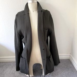 Everlane | Sweater Blazer Olive Green